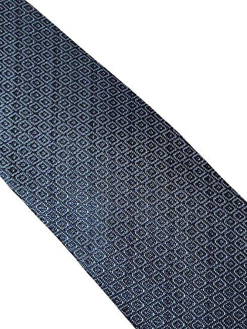 midnight blue grey tie with snakeskin design style effect
